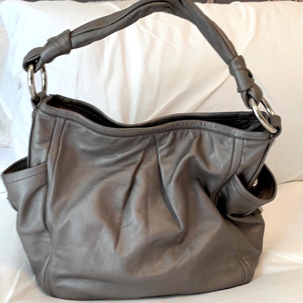 Coach Metallic Hand Bag